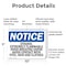 Signmission Ethanol Extremely Flammable Avoid Breathing OSHA Notice Sign, Plastic, 10in W x 7in L, 2PK OS-2PACK-NS-P-710-L-12178 - alternate 3